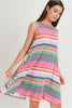 Colorful Stripe Dress