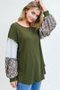 Olive Leopard Sleeves