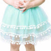 Tiffany Blue Tulle Pom Pom Dress