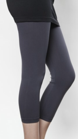 Charcoal Cropped Leggings