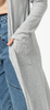 Solid open-knit duster cardigan Grey